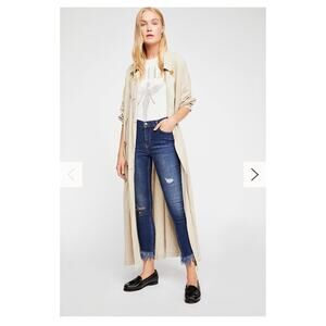 Free People Great Heights Frayed Skinny Jeans | 26